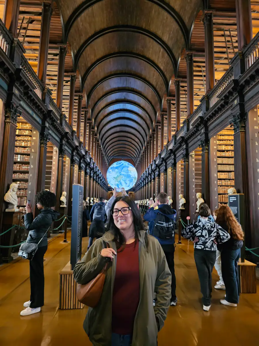 Enjoying-the-Book-of-Kells-at-Trinity-College-in-Dublin