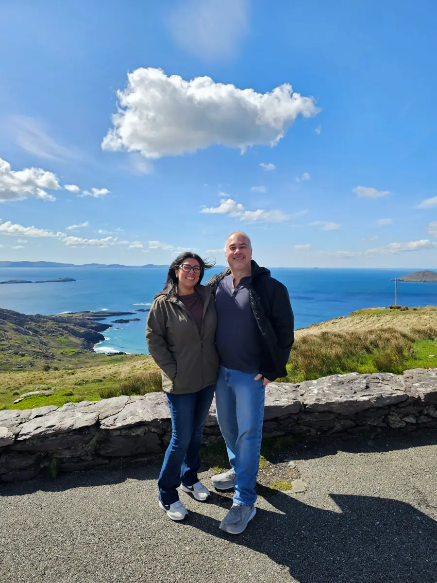 Melissa-her-husband-on-the-Ring-of-Kerry