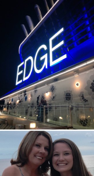 Pam and Caitlin on Celebrity Edge Inaugural Sailing