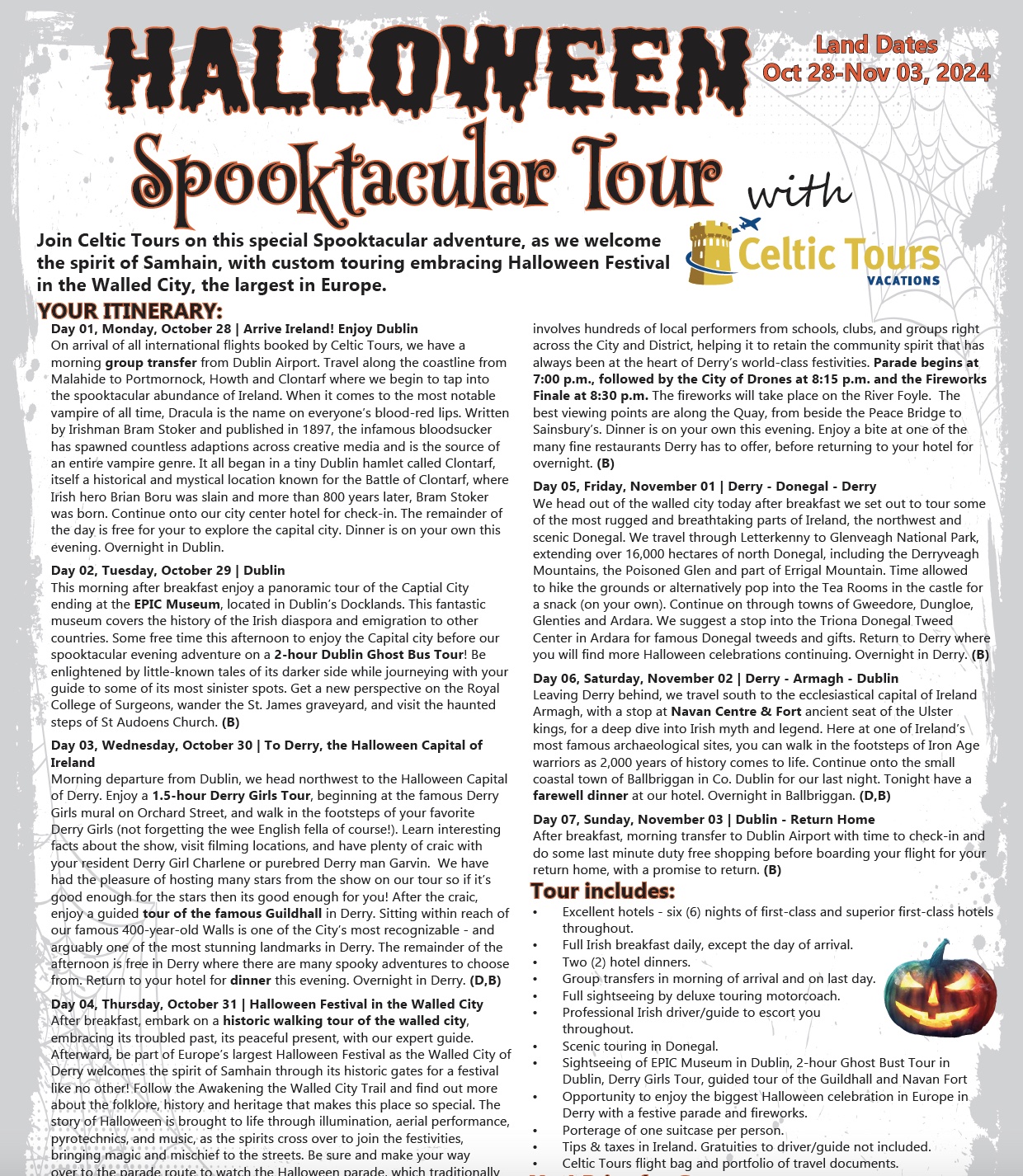 Spend Halloween 2024 on a Spooktacular Tour of Ireland! - Gadabout Travel