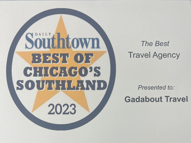 Gadabout Travel Wins 'The Best Travel Agency' in 2023 Daily Southtown